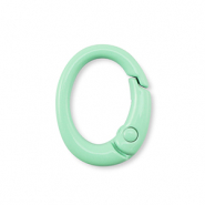 Farbiges Zubeh&ouml;r F&uuml;r Schl&uuml;ssel Anh&auml;nger Oval Mint green