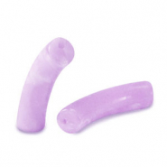 Perlen aus Acryl Tube Lilac marble