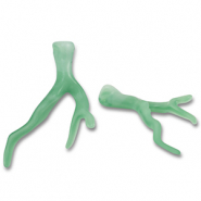Anh&auml;nger Acryl Coral Green-white marble