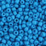 Rocailles Perlen Glas 8/0 (3mm) Palace blue