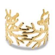 Stainless Steel - Rostfrei Stahl Armbänder Bangle Coral Gold