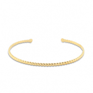 Stainless Steel - Rostfrei Stahl Armbänder Bangle Gold