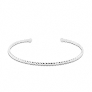 Stainless Steel - Rostfrei Stahl Armbänder Bangle Silver
