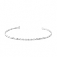 Stainless Steel - Rostfrei Stahl Armbänder Bangle Silver