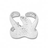 Stainless Steel - Rostfrei Stahl Ringe Starfish Silver