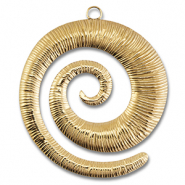 Anhänger aus Stainless Steel - Rostfreiem Stahl Spiral Gold