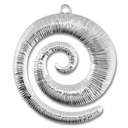Anhänger aus Stainless Steel - Rostfreiem Stahl Spiral Silver