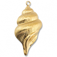 Anhänger aus Stainless Steel - Rostfreiem Stahl Whelk Gold