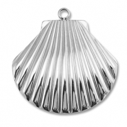 Anhänger aus Stainless Steel - Rostfreiem Stahl Shell Silver
