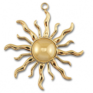 Anhänger aus Stainless Steel - Rostfreiem Stahl Sun Gold