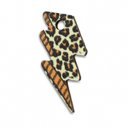 Anh&auml;nger Holz Thunder Off white-orange-brown