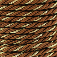 Musthave Kordel Twisted 3mm Brown-gold