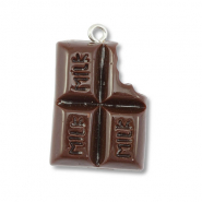 Anh&auml;nger aus Resin Chocolate Dark brown