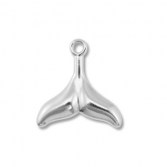 Anhänger aus Stainless Steel - Rostfreiem Stahl Tail Fin Silver