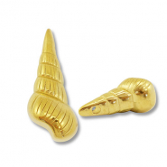 Anhänger aus Stainless Steel - Rostfreiem Stahl Whelk Gold