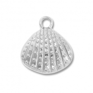 Anhänger aus Stainless Steel - Rostfreiem Stahl Shell Silver