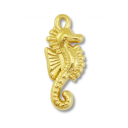 Anhänger aus Stainless Steel - Rostfreiem Stahl Seahorse Gold