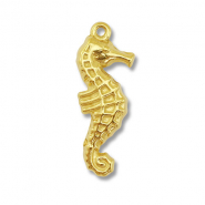 Anhänger aus Stainless Steel - Rostfreiem Stahl Seahorse Gold