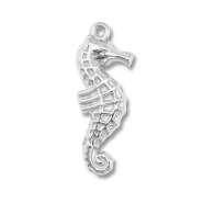 Anhänger aus Stainless Steel - Rostfreiem Stahl Seahorse Silver