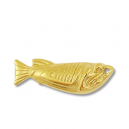 Anhänger aus Stainless Steel - Rostfreiem Stahl Fish Gold