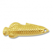 Anhänger aus Stainless Steel - Rostfreiem Stahl Fish Gold