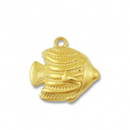 Anhänger aus Stainless Steel - Rostfreiem Stahl Fish Gold