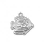 Anhänger aus Stainless Steel - Rostfreiem Stahl Fish Silver