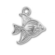 Anhänger aus Stainless Steel - Rostfreiem Stahl Fish Silver