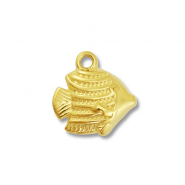 Anhänger aus Stainless Steel - Rostfreiem Stahl Fish Gold