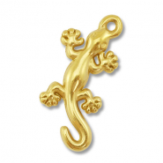 Anhänger aus Stainless Steel - Rostfreiem Stahl Lizard Gold
