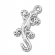 Anhänger aus Stainless Steel - Rostfreiem Stahl Lizard Silver