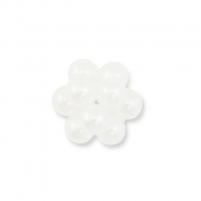 Anh&auml;nger aus Perlen Flower White