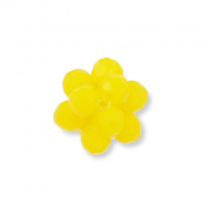 Facetten Perlen Anhänger Flower Yellow