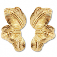 Musthave Ohrringe Leaf Gold