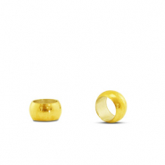 Zubehör aus Stainless Steel - Rostfreiem Stahl Perlen / Ring 3x1mm Gold