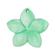 Anh&auml;nger Muschel Flower Green