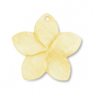 Anh&auml;nger Muschel Flower Yellow