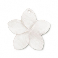 Anh&auml;nger Muschel Flower White