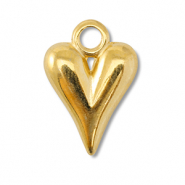 Anh&auml;nger Metall DQ Heart Gold (Nickelfrei)