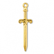 Anh&auml;nger Metall DQ Sword Gold (Nickelfrei)
