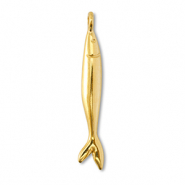 Anh&auml;nger Metall DQ Fish Gold (Nickelfrei)