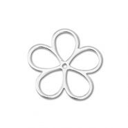 Anh&auml;nger Metall DQ Flower Antik silber (Nickelfrei)