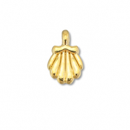 Anh&auml;nger Metall DQ Shell Gold (Nickelfrei)