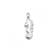 Anh&auml;nger Metall DQ Seahorse Antik silber (Nickelfrei)