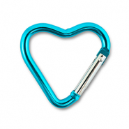 Farbiges Zubeh&ouml;r F&uuml;r Schl&uuml;ssel Anh&auml;nger Heart Shiny blue