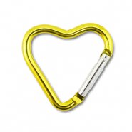 Farbiges Zubeh&ouml;r F&uuml;r Schl&uuml;ssel Anh&auml;nger Heart Shiny golden yellow