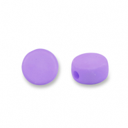 Perlen Acryl Disc Lilac
