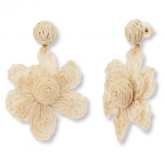 Musthave Bast Ohrringe Flower Light champange-gold