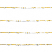 Zubehör aus Stainless Steel - Rostfreiem Stahl Gliederkette Rod with Ball Gold