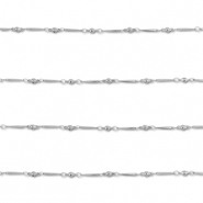 Zubehör aus Stainless Steel - Rostfreiem Stahl Gliederkette Rod with Ball Silver